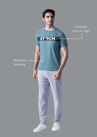 Men Athletic Tee Silver Pine - 2