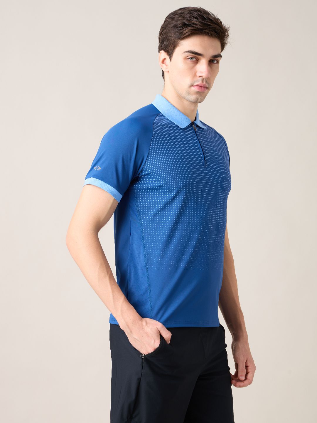 Men Motion Flex Polo - Navy