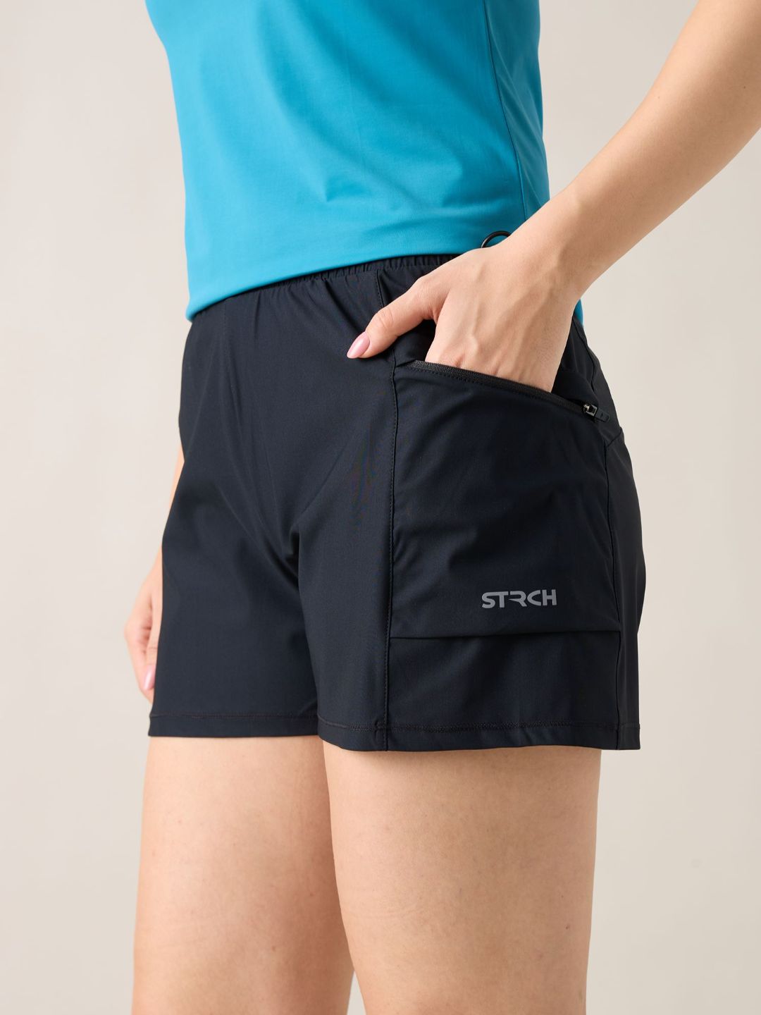 Women Sprint Shorts - Black