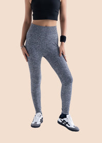 Soft Core Seamless Leggings - Black - 1