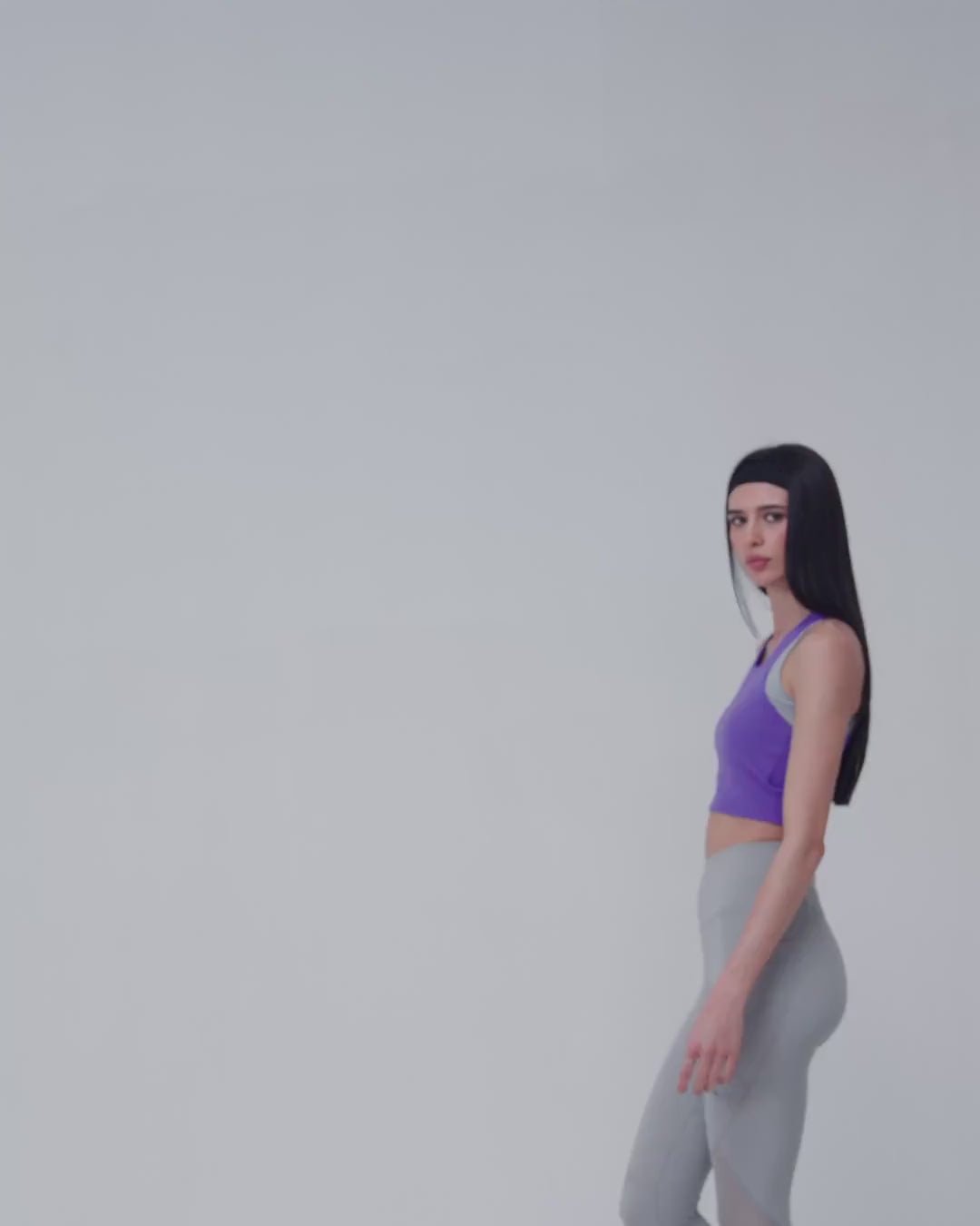 Power Training Sports Bra - Very Peri video