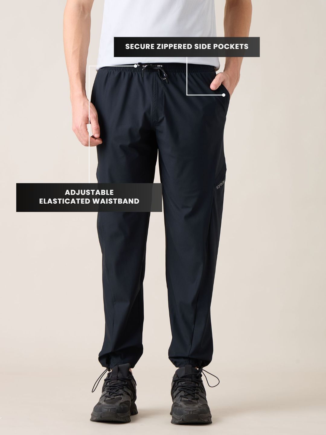 Men Transition Trackpant - Black