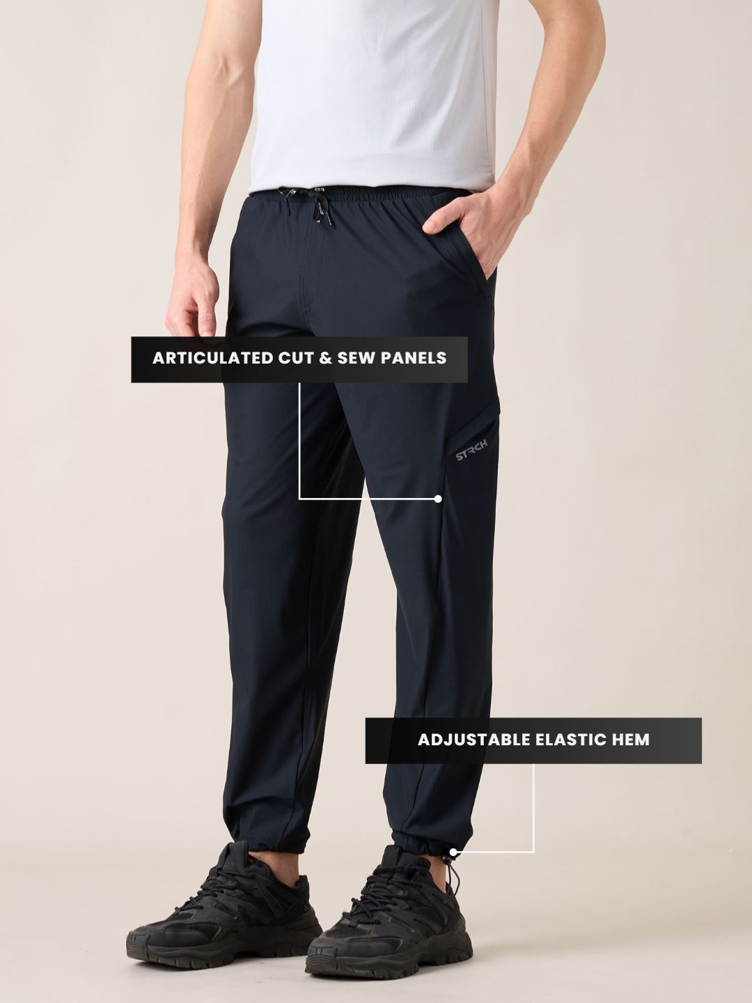 Men Transition Trackpant - Black