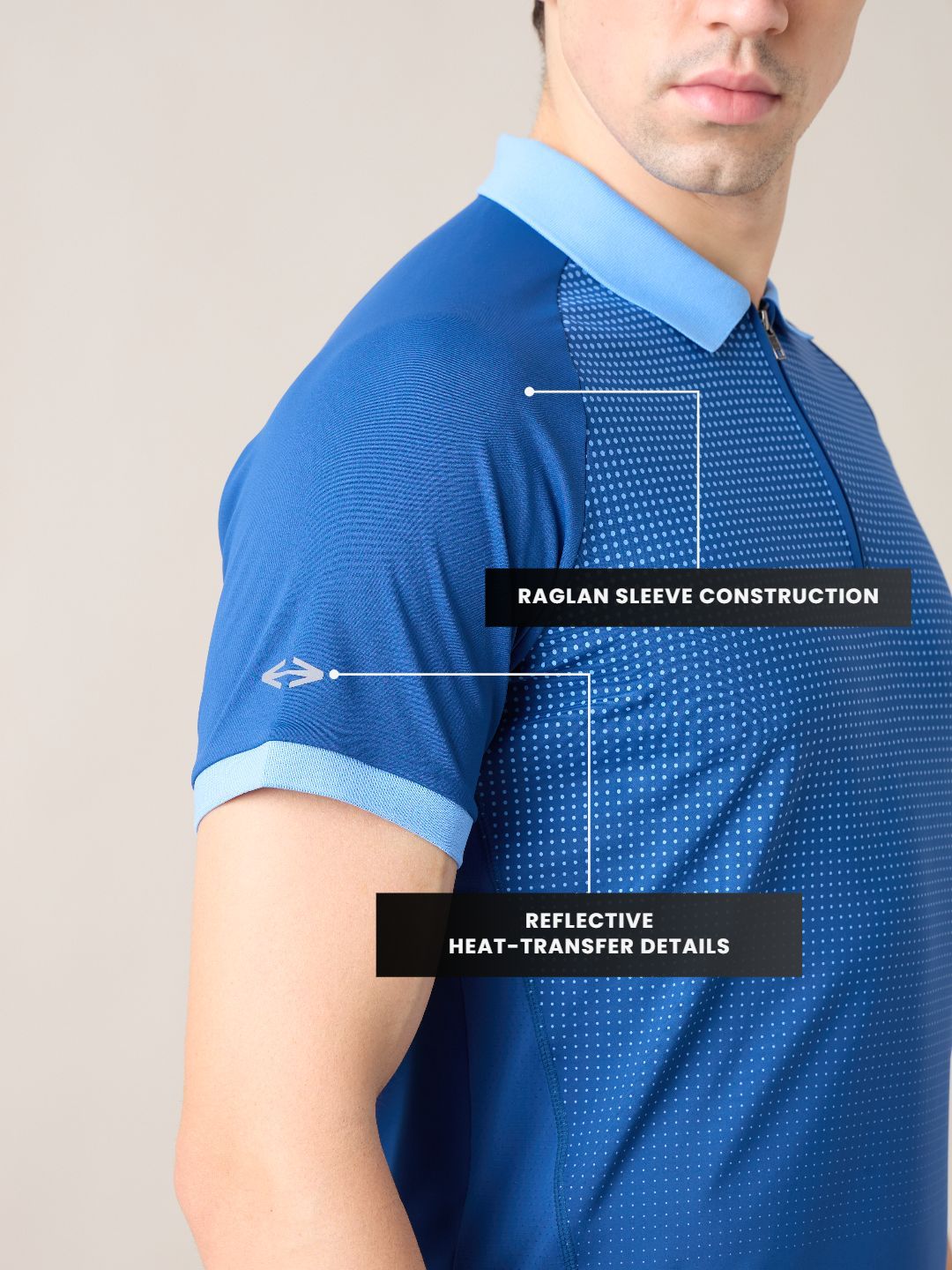Men Motion Flex Polo - Navy