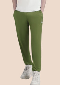 Straight Fit Track Pants Olive