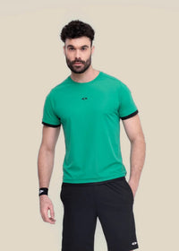 Performance Round Neck Tee - Cool Green