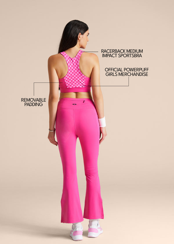Power Puff Play Core Sports Bra - Pink - 2