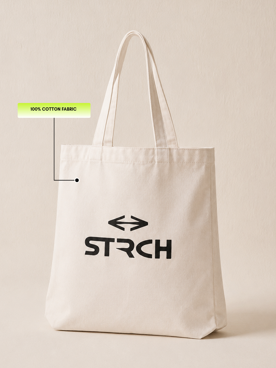 STRCH Momentum Tote Bag - White