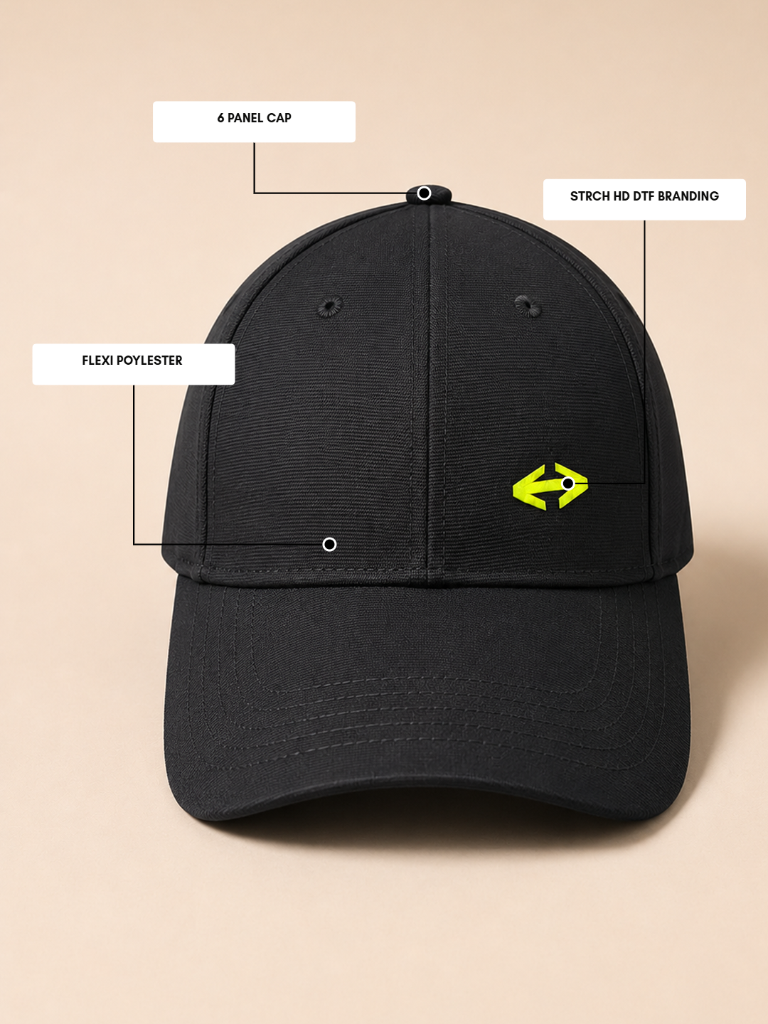 STRCH Velocity Cap - Black