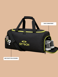 STRCH Surge Duffel - Black