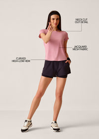 PlayCore Gym Tee - Dusky Rose - 3