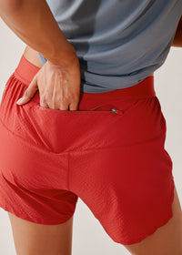 Breath-Easy Running Shorts - Burgundy - 2