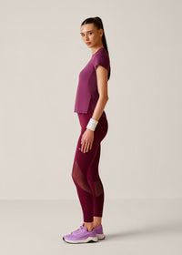 Airing Tee - Plum - 4