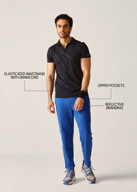 Utility Workout Mens Track Pants - Dodger Blue - 3