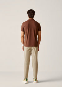 Ultimate Active Polo - Mocha Brown - 8