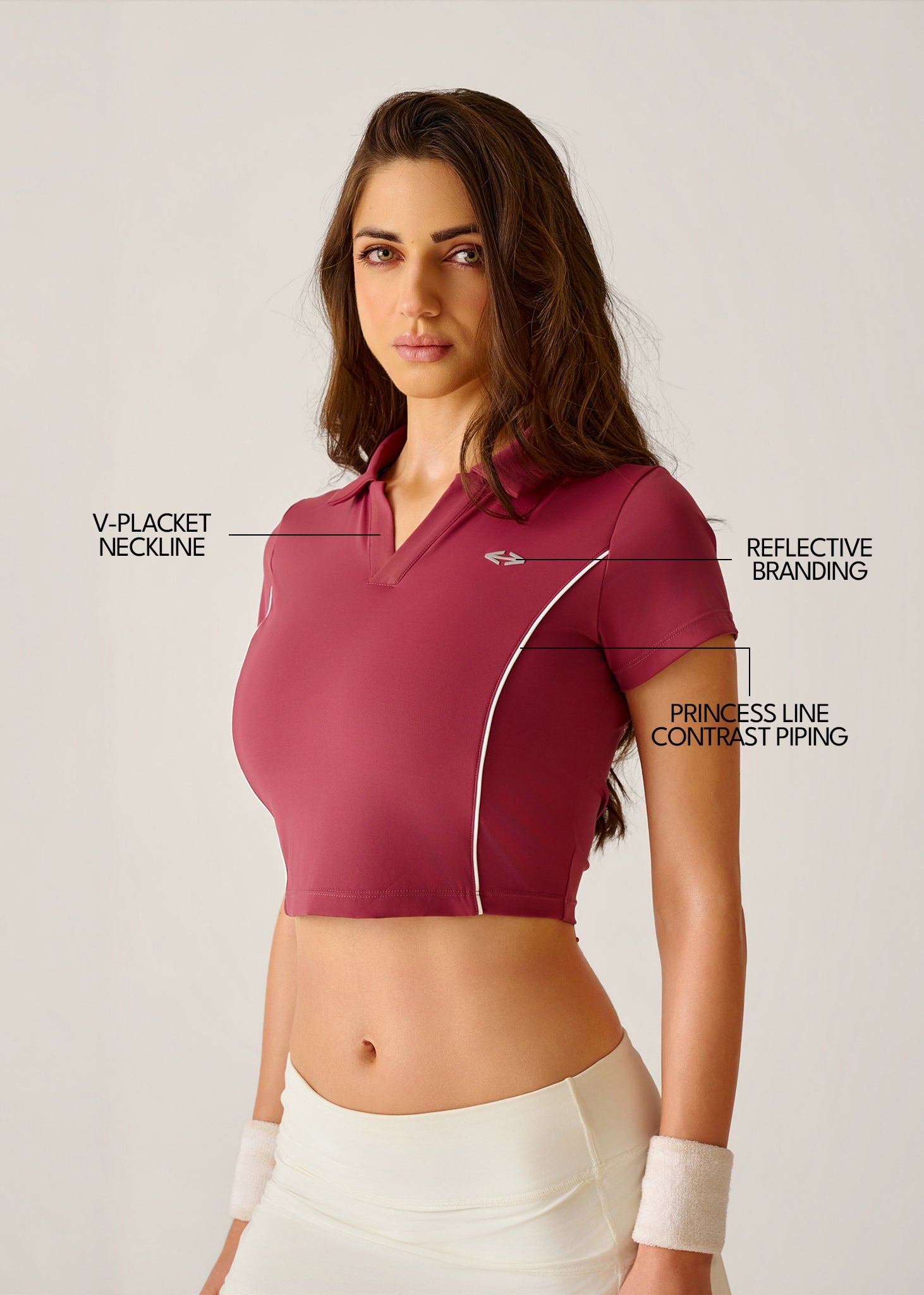 PlayCore Polo Tee - Dusty Rose - 3