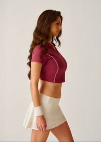 PlayCore Polo Tee - Dusty Rose - 5