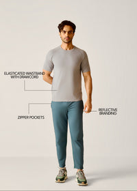 Utility Workout Mens Track Pants - Pine Green - 3