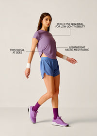 CoreActive Performance Tee - Iris Smoke - 3