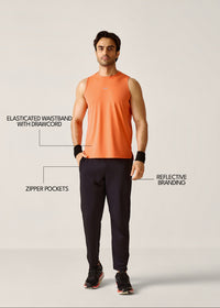 Utility Workout Mens Track Pants - Jet Black - 3