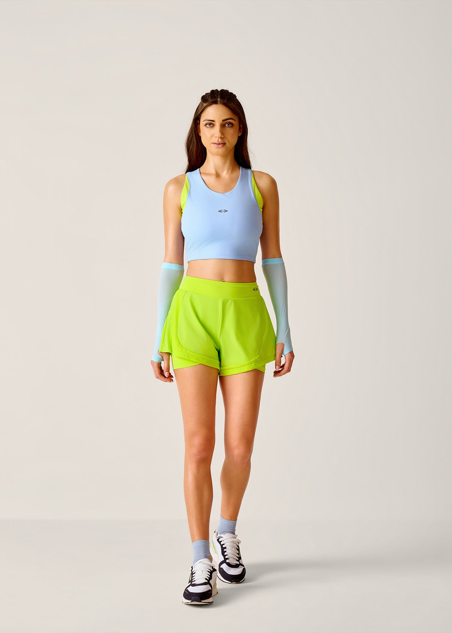 Power Training Sports Bra - Sky Blue - 1