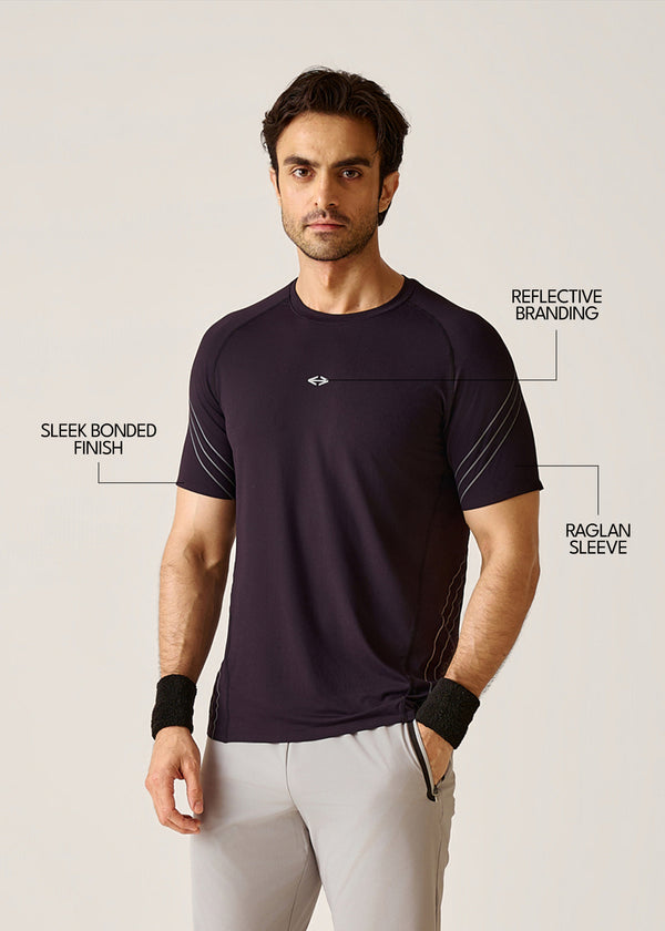 Regular Perfomance Tee Shirt - Jet Black - 3