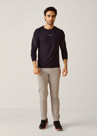 Full sleeve High Performance Tee Shirt - Jet Black - 1