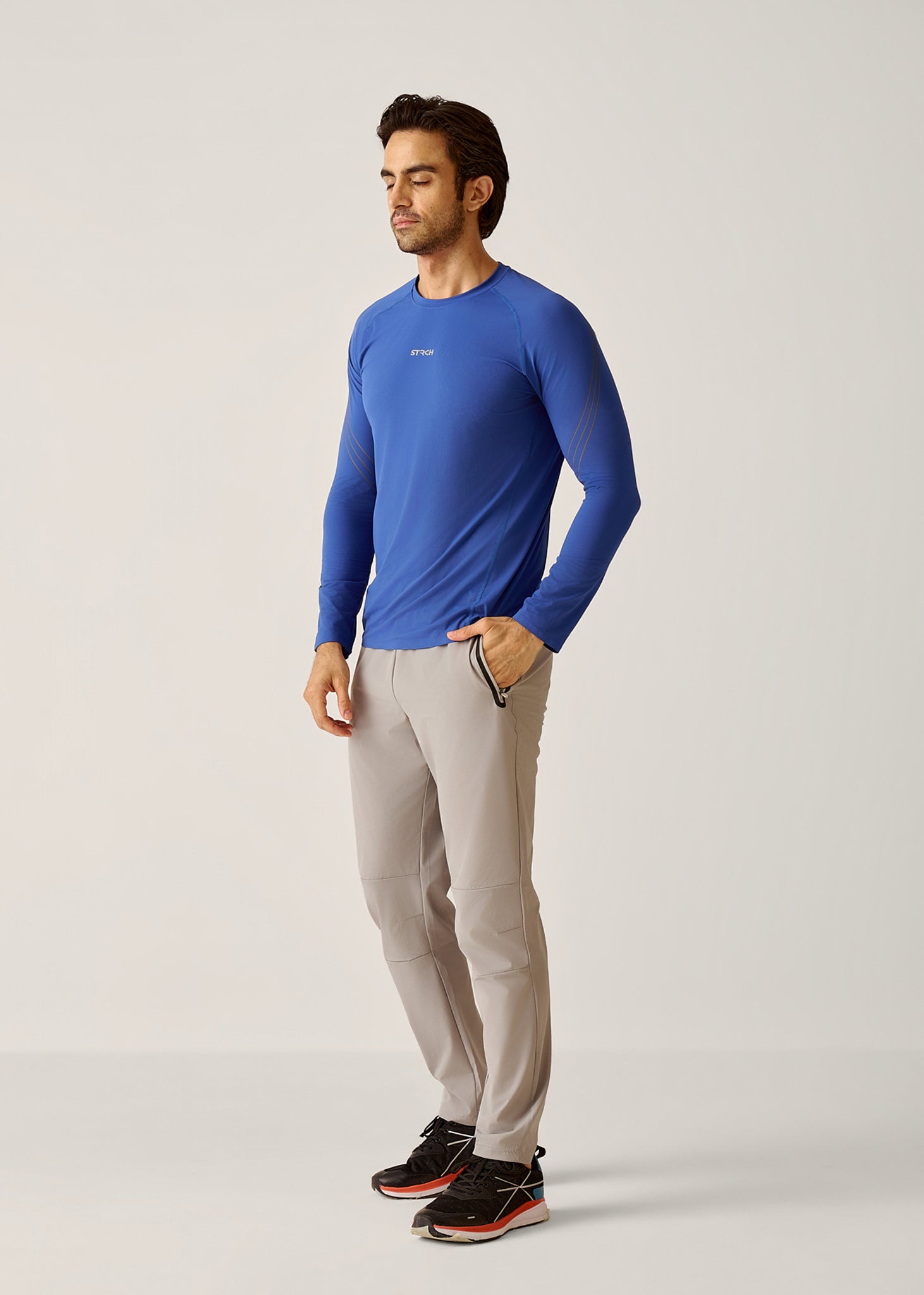 Full sleeve High Performance Tee Shirt - Dodger Blue - 2