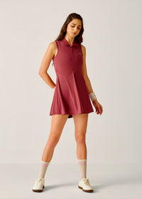 PlayCore Tennis Dress - Dusty Rose - 1