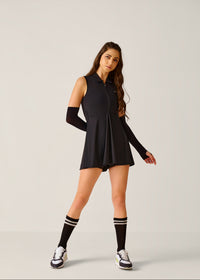 PlayCore Tennis Dress - Jet Black - 2