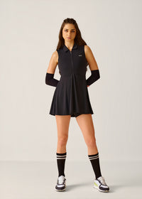 PlayCore Tennis Dress - Jet Black - 1