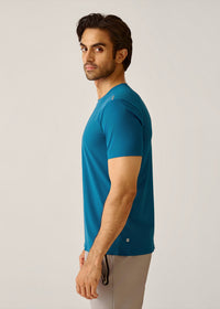 STRCHFLEX Active Core Tee Shirt - Teal Blue - 4