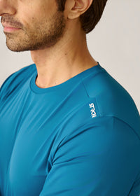 STRCHFLEX Active Core Tee Shirt - Teal Blue - 6