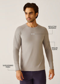 Full sleeve High Performance Tee Shirt - Ultimate Grey - 3