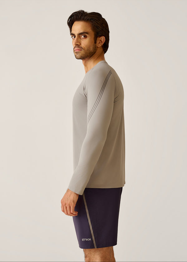 Full sleeve High Performance Tee Shirt - Ultimate Grey - 4