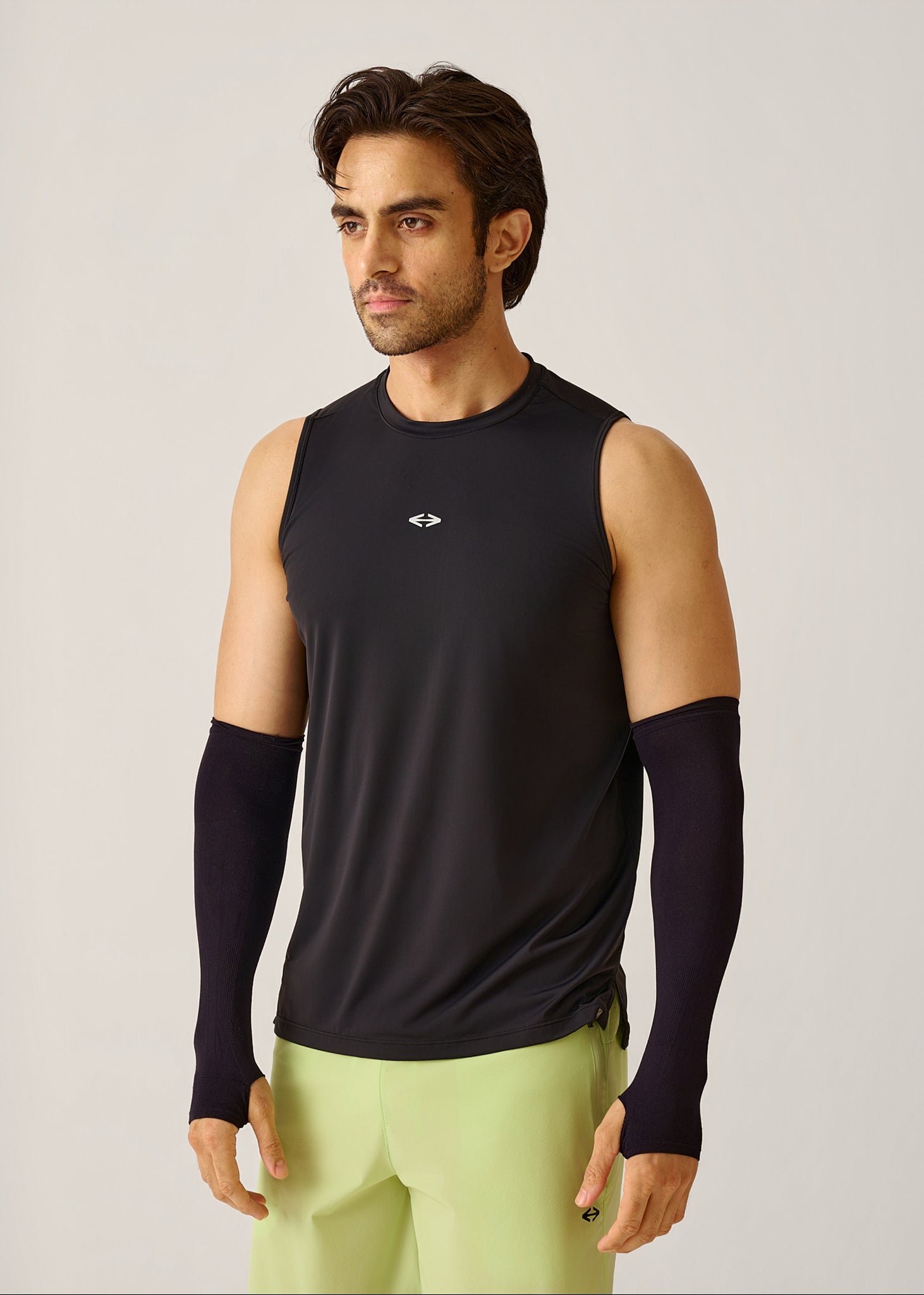 Regular fit Performance Tank - Jet Black - 1