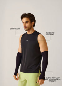 Regular fit Performance Tank - Jet Black - 3