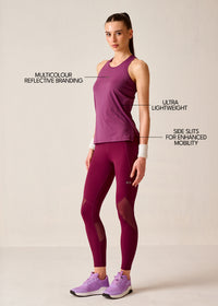 PlayCore Twisted Back Tank - Plum - 3