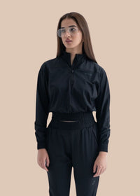Cropped Jacket - Black