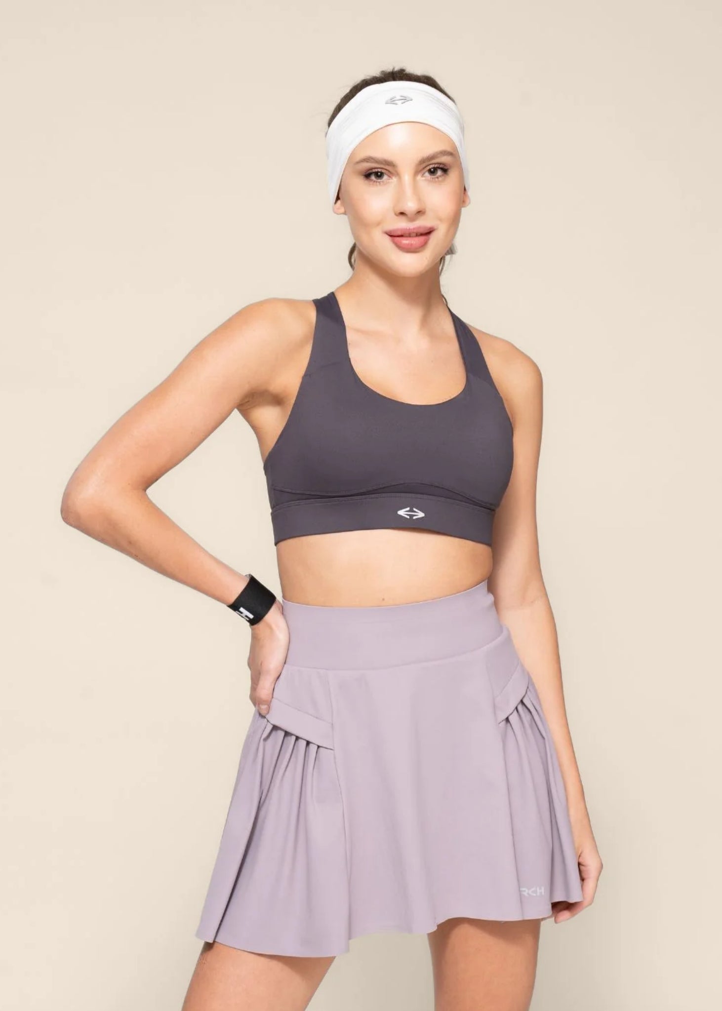 StrchFlex High Impact Sports Bra - Grey