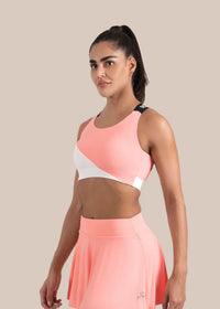 StrchFlex Medium support sports bra - Peach