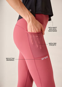 CoreActive Performance Leggings - Dusty Rose - 3