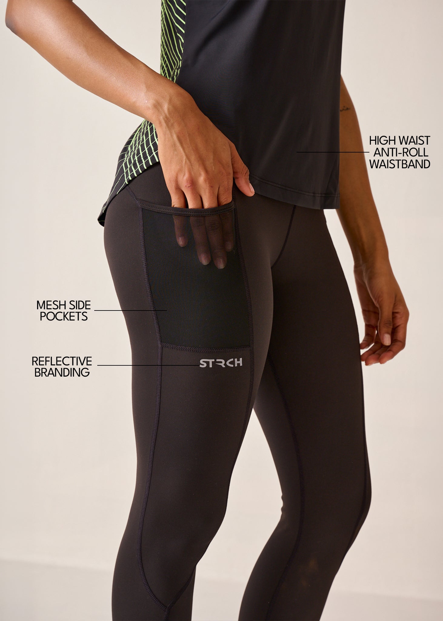 CoreActive Performance Leggings - Jet Black - 3