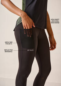 CoreActive Performance Leggings - Jet Black - 3