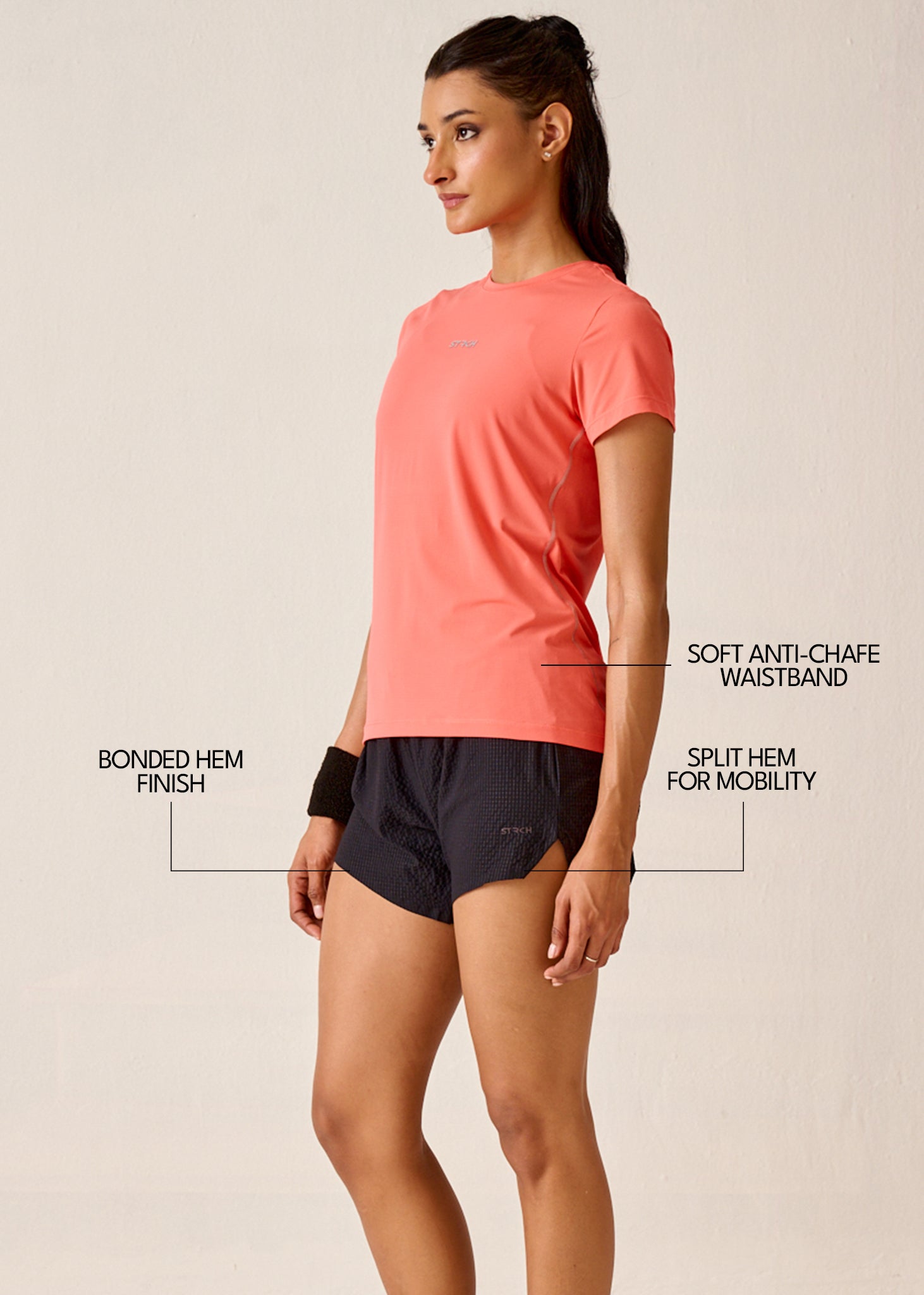 Breath-Easy Running Shorts - Black - 3