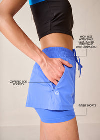 High performance Running Shorts - Dazzling Blue - 3