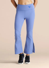 Powerpuff Flare Force Leggings - Flared Fit -  Ice Blue