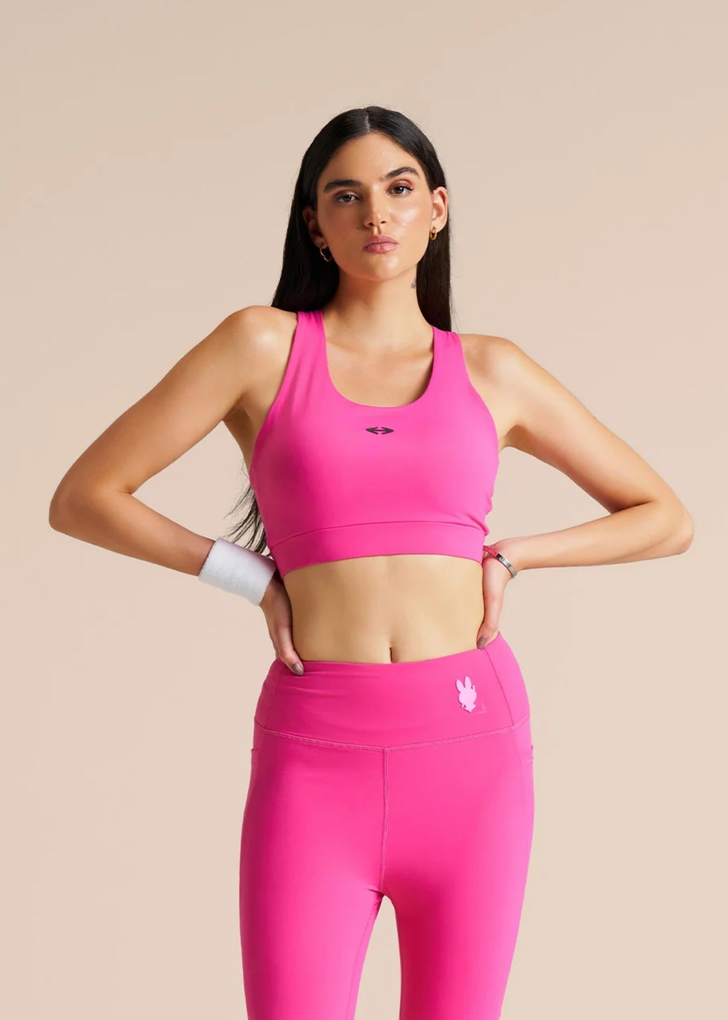 Power Puff Play Core Sports Bra - Pink