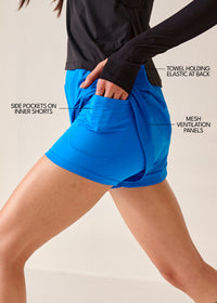 CoreActive Workout Shorts - Electric Blue - 3