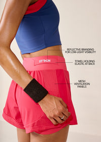 CoreActive Workout Shorts - Raspberry Pink - 3